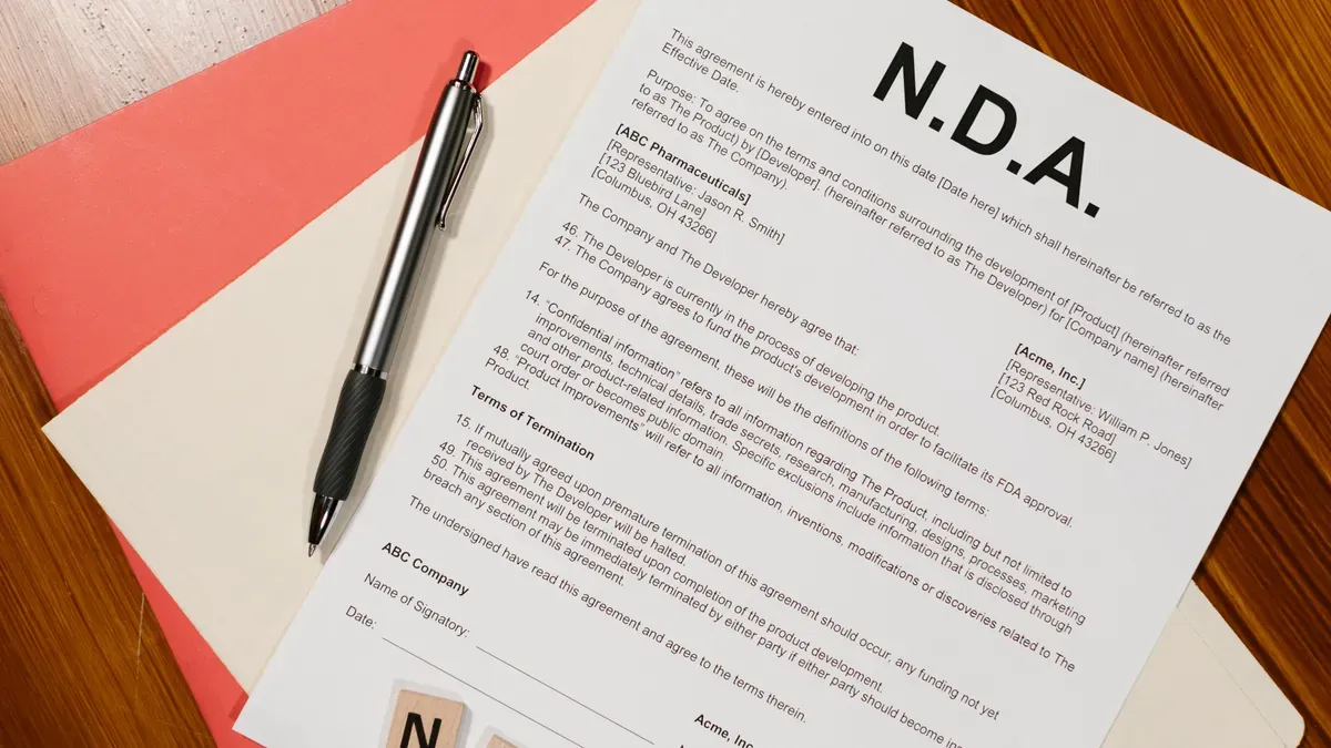 فرآیند ارسال NDA